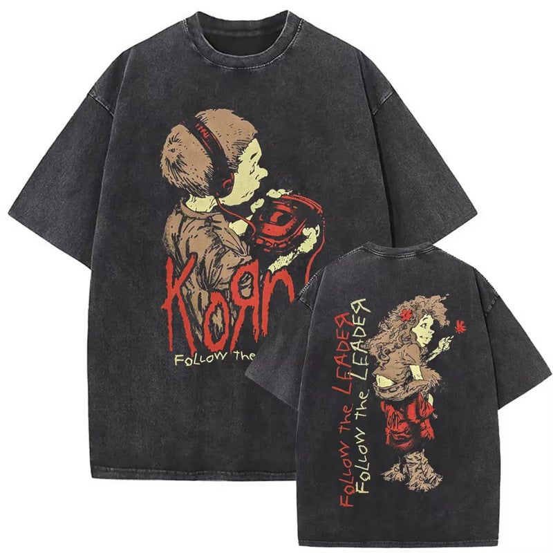 Metalvintagewashedkornrockprintalternativebandnunew - Image 1